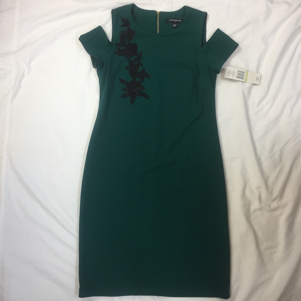 Sharagano Green Dress